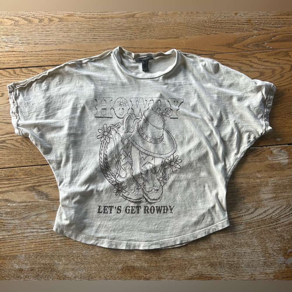 Forever 21 | 🤠Howdy Let’s Get Rowdy Graphic Tee🤠 - Picture 2 of 6
